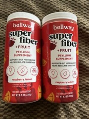 ❤️2-pk Bellway Raspberry Lemon Super Fiber + Fruit 8.3 Oz – EXP 5/26❤️