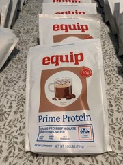 equip Prime Protein Mocha Grass-Fed Beef Isolate Protein Powder 1.66 lbs