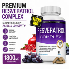 Supplement Resveratrol 1800 mg Antioxidant Complex – Highly Potent