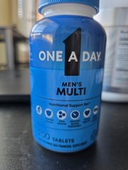 One A Day Men’s Complete Multivitamin Tablets – 200 Count exp 11/2027