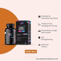 HAIR.BIOTIC HairBiotic Hair Growth Support 30 Veg Tablets