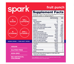 AdvoCare Spark Energy Drink Mix Fruit Punch 10.5oz Vitamin Amino Acid Powder