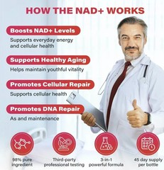 ZOOONE NR1000 NAD+ Drink Mix – Berry Flavor, Energy & Skin Support, 30 Pack