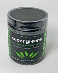 NEW Nutrachamps Super Greens Premium Powder w/Superfoods, Probiotics, Enzymes