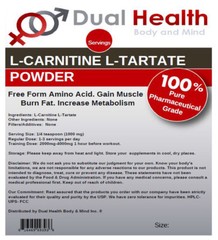 L-CARNITINE (8 oz) L-Tartrate Powder Diet Weight Loss Memory Muscle Recovery