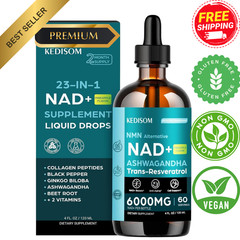23-in-1 Liposomal NAD Supplement Resveratrol Liquid Drops Anti Aging Vitality 4o