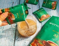 5 x Wuttitham Healthy Instant Coffee 32 in 1 Mixed Herbs Manage Weight Control