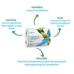 FuXion Thermo T3 Support Your Energy & Fat Metabolism Lemon Tea Flavor 28 Sticks