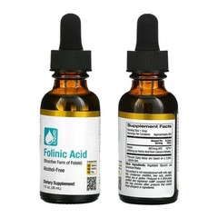 California Gold Nutrition Folinic Acid Supplement,1 fl ounce (30 ml) Liquid F…