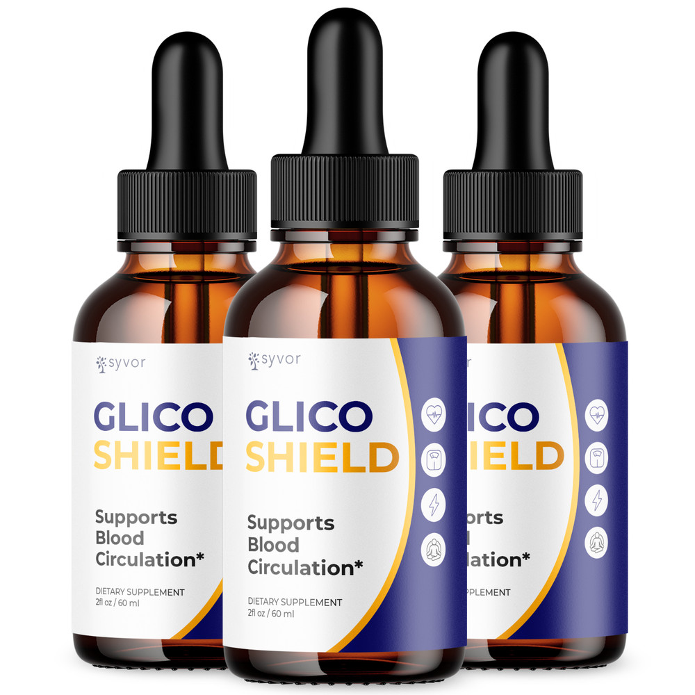 (3 Pack) Glico Shield Blood Support Drop GlicoShield Vitamin Formula 90 Servings
