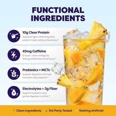 Mango Pineapple Clear Protein Refreshers – 9.1oz