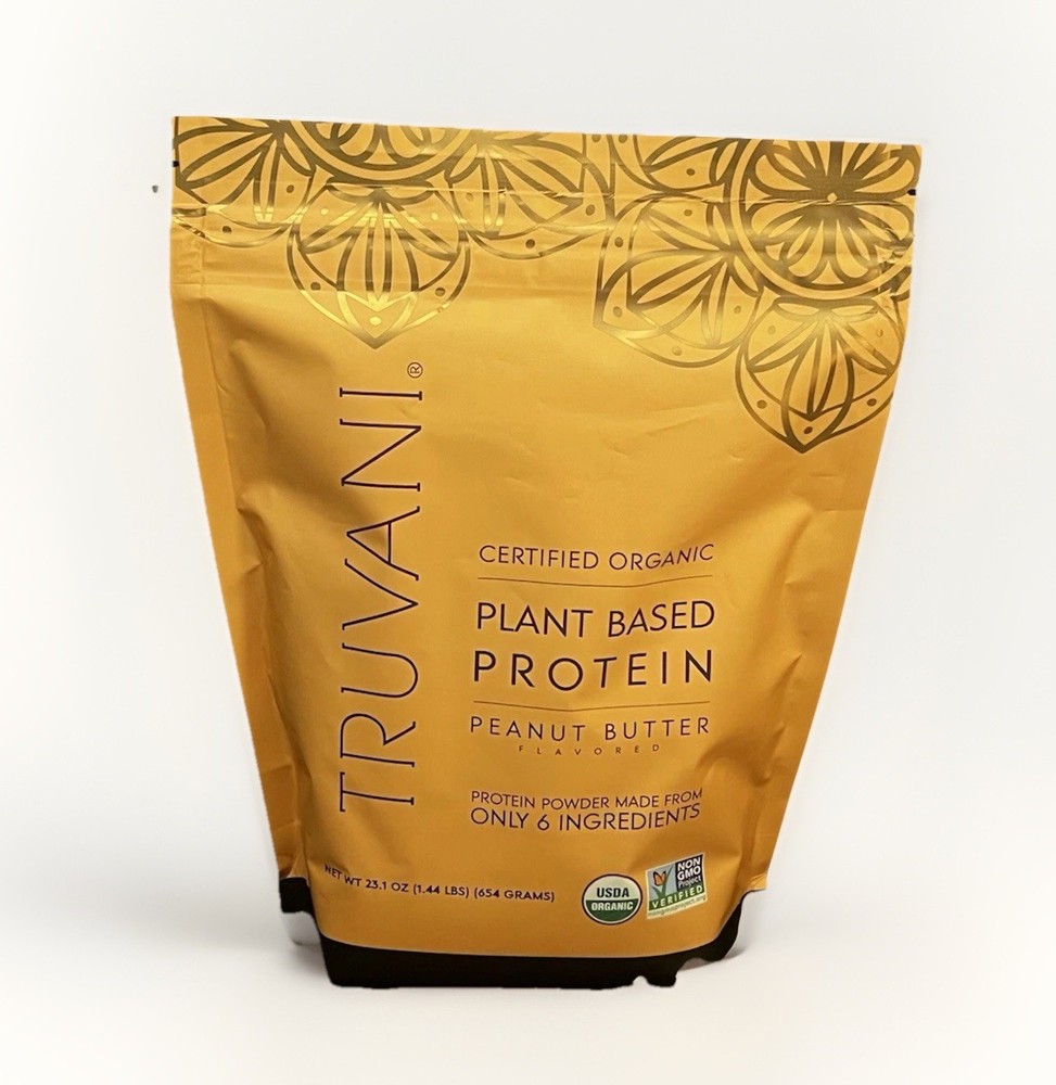 Truvani – Plant Based Protein Powder – Peanut Butter 1.44LB (654g)