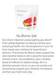 2 x Nu Skin NuSkin Pharmanex Nu Biome with Caffeine 50mg Exp 09/2026