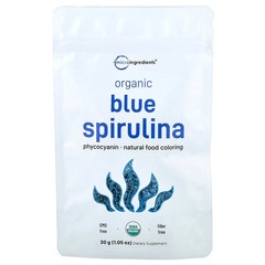 2 X Micro Ingredients, Organic Blue Spirulina, 1.05 oz (30 g)
