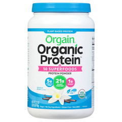 Orgain Organic Plant-Based Protein Powder Vanilla Bean Exp 11/29/2026
