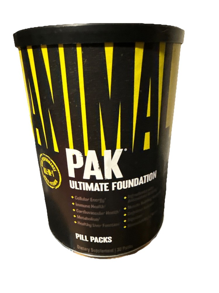 Universal Nutrition ANIMAL PAK Multivitamins 30 Pill Packs Exp: 10/2027+