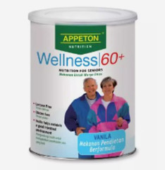 1 Tin X Appeton Wellness 60+ 900g Balanced Nutrition for Seniors Fast Ship