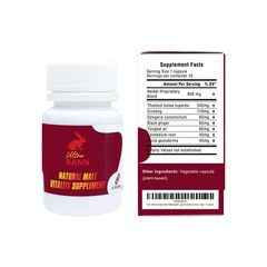 Ultra Bann Vitality Booster for Men – 15 Caps| Natural Testosterone Support