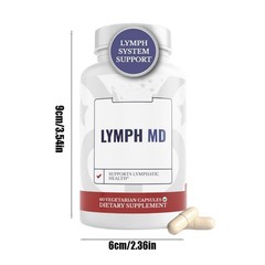 Lymph MD Botanicals. Lymphatic System Supplement with 9 – Men and Women – 60 cap