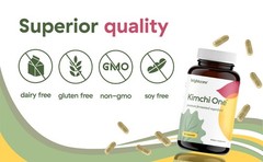 Brightcore Nutrition Kimchi One Kimchi Powder Capsules Probiotics Enzymes