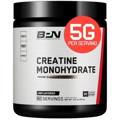 BARE PERFORMANCE NUTRITION, BPN Pure Creatine Monohydrate Powder by Creapure,…