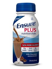 Ensure Plus Nutrition Shake, Milk Chocolate (8 fl oz, 24 pack)