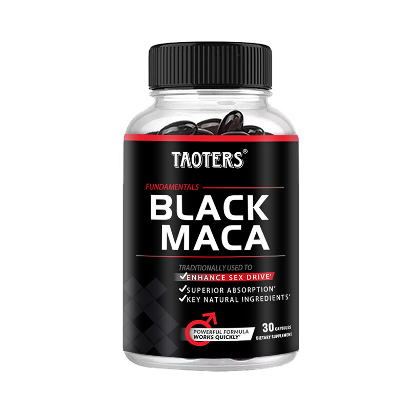 Black Maca – Natural Energy and Endurance Supplement, 30TO120 Capsules