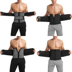 MEN Fajas Colombianas para Hombres Waist Trainer Sweat Belt Neoprene Body Shaper