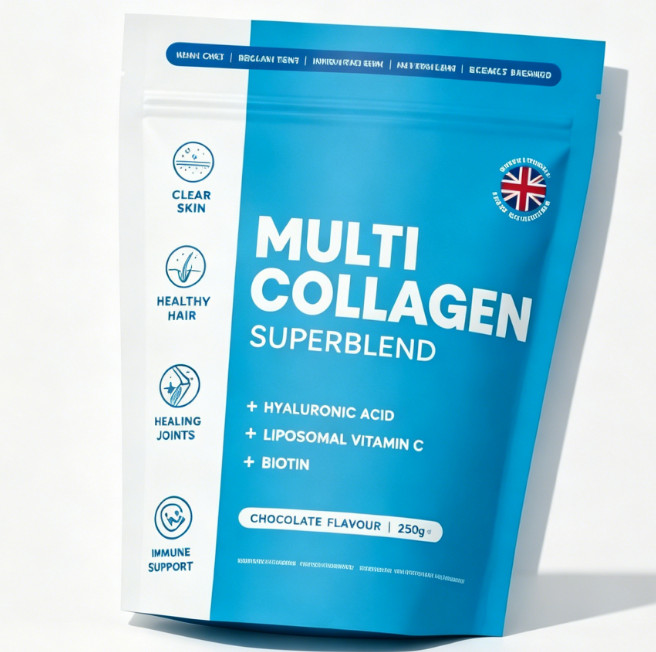 2026 Hot Sell Multi Collagen Powder Chocolate Flavour 220g – Free US Shipping