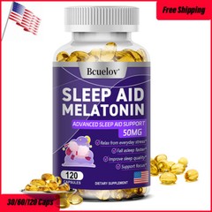 25mg Sleep Support Capsules Improve Sleep Quality Relieve Stress Sleep 30/60/120