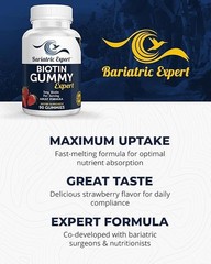 Bariatric Expert Biotin Vitamin Fast-Melting Formula Adult 90 Count