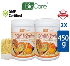 Biocare Multi Grains Pumpkin with Tiger Milk Mushroom Powder 2x450g