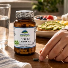 Pure Mountain Botanicals CoQ10 100mg Softgels – Coenzyme Q10 Ubiquinone – Vegan