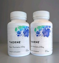 Lot of 2 Thorne Research Basic Nutrients 2/Day 60 Count x2