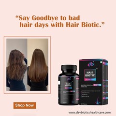 HAIR.BIOTIC HairBiotic Hair Growth Support 30 Veg Tablets