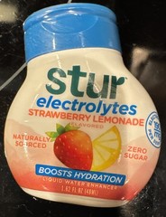Stur Electrolytes Strawberry Lemonade 1.62oz Lot of 85Zero Sugar Hydration Boost
