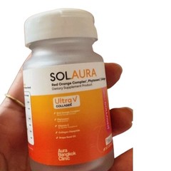 4X SOLAURA Ultra V Collagen Vitamin Blood Orange Extract Skin Care Wellness