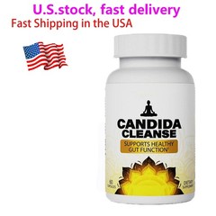Candida Cleanse Gut & Colon Support 60 Capsules For Women & Men – US