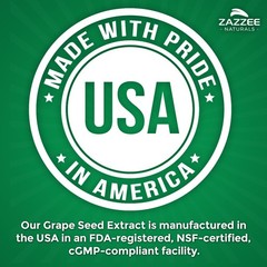 Grape Seed Extract 180 Veggie Capsules 400 mg 95% Polyphenols Antioxidant