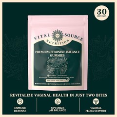 3/2Pack Vital Source Feminine Balance Gummies Hawaiian Pineapple US
