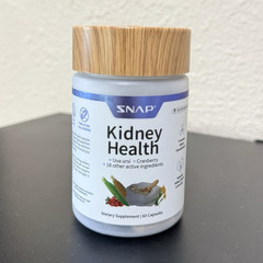 SNAP Kidney Support 1150mg Uva Ursi + Cranberry Vegetarian Capsules 60