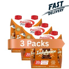 Premier Protein Indulgence Protein Shake, Salted Caramel Truffle, 12 Ct