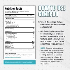 Premium GENEPRO GEN. 3 Unflavored Protein Powder – (3rd Generation, 60 Servings)