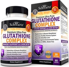 Glutathione Complex with Milk Thistle Extract, Vitamin C & Quercetin, Liver