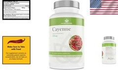 Standardized Cayenne Extract 0.45% Capsaicin – Non-GMO & Gluten Free Capsules