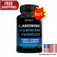 Nitric Oxide Booster 400 Mg Enhances Energy Promote Muscle Growt 120 Capsules