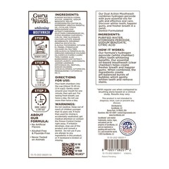 GuruNanda Teeth Whitening Dual Barrel Oxyburst 20 Fl Oz (Pack of 1), White