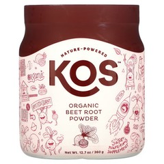 2 X KOS, Organic Beet Root Powder, 12.7 oz (360 g)-worldwide