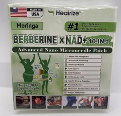 Healrize Berberine x NAD+ Moringa 10-in-1 Microneedle Patch