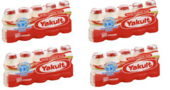 Yakult Probiotic Drink Nonfat 2.7 oz Set of 5 Bottles